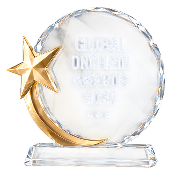 Global Onchain Awards 2026 trophy