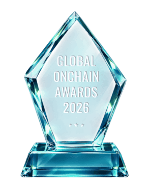 Global Onchain Awards 2026 trophy